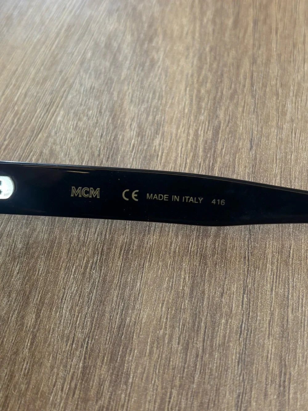 MCM MCM610S 001 Black Square Sunglasses 54-21-140 Made in Italy w/ Case & Cloth